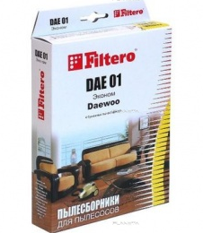 Мешки-пылесборники набор Filtero DAE 01(4) ЭКОНОМ, 4 шт в упаковке для пылесоса от интернет магазина Filterro.kz