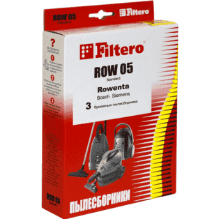 Мешки-пылесборники Набор Filtero ROW 05 (3) Standard, пылесборники для пылесоса от интернет магазина Filterro.kz