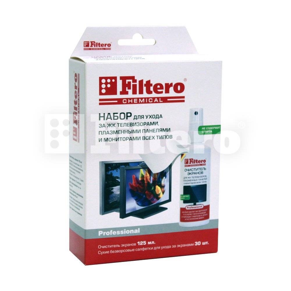 Набор для очистки экранов Filtero, Арт.102 от интернет магазина Filterro.kz