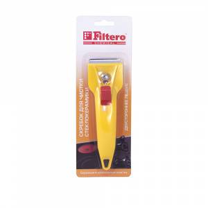 Скребок Filtero для очистки стеклокерамических плит, арт. 213, цвет желтый от интернет магазина Filterro.kz
