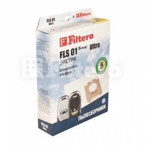 Мешки-пылесборники Filtero FLS 01 (S-bag) Ultra ЭКСТРА, 3 шт, синтетические для пылесоса от интернет магазина Filterro.kz