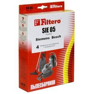 Мешки-пылесборники Набор Filtero SIE 05 (4+ф) Standard, пылесборники для пылесоса от интернет магазина Filterro.kz