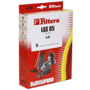 Мешки-пылесборники Набор Filtero LGE 05 (5) Standard, пылесборники для пылесоса от интернет магазина Filterro.kz
