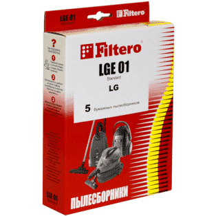 Мешки-пылесборники Набор Filtero LGE 01 (5) Standard, пылесборники для пылесоса от интернет магазина Filterro.kz