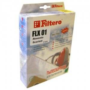 Мешки пылесборники Filtero FLX 01 Экстра (4 шт.) для пылесоса от интернет магазина Filterro.kz