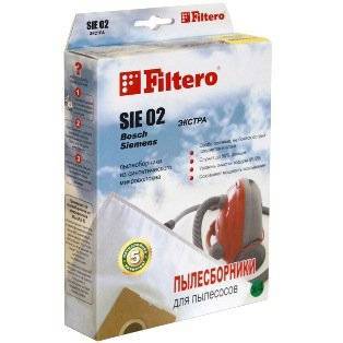 Мешки-пылесборники Набор SIE 02(4) ЭКСТРА, 4 шт в упаковке для пылесоса от интернет магазина Filterro.kz